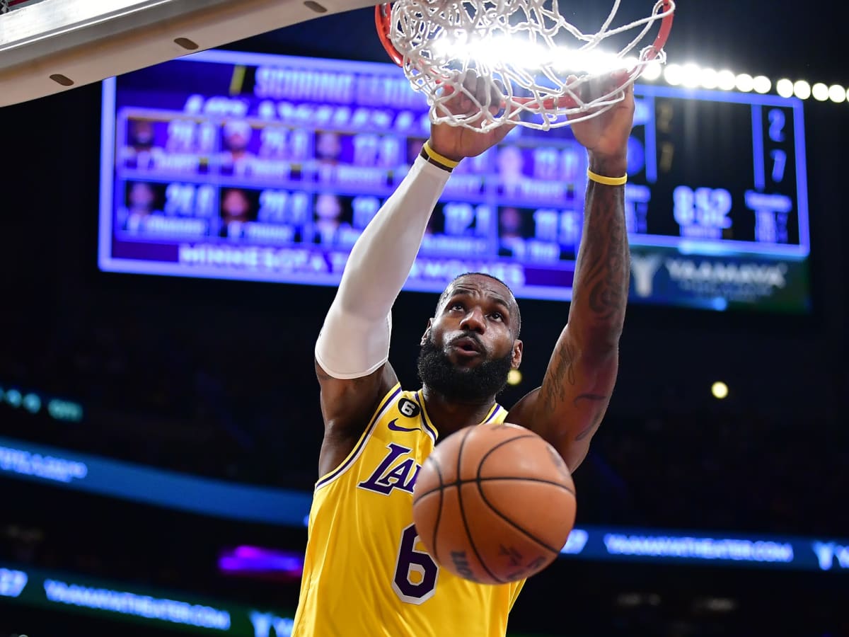 LeBron James Los Angeles Lakers Fanatics Authentic Unsigned
