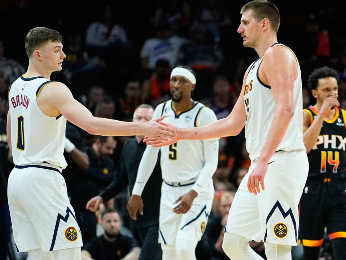 DOMINATION. NUGGETS ADVANCE PAST SUNS TO SECOND WESTERN CONFERENCE
