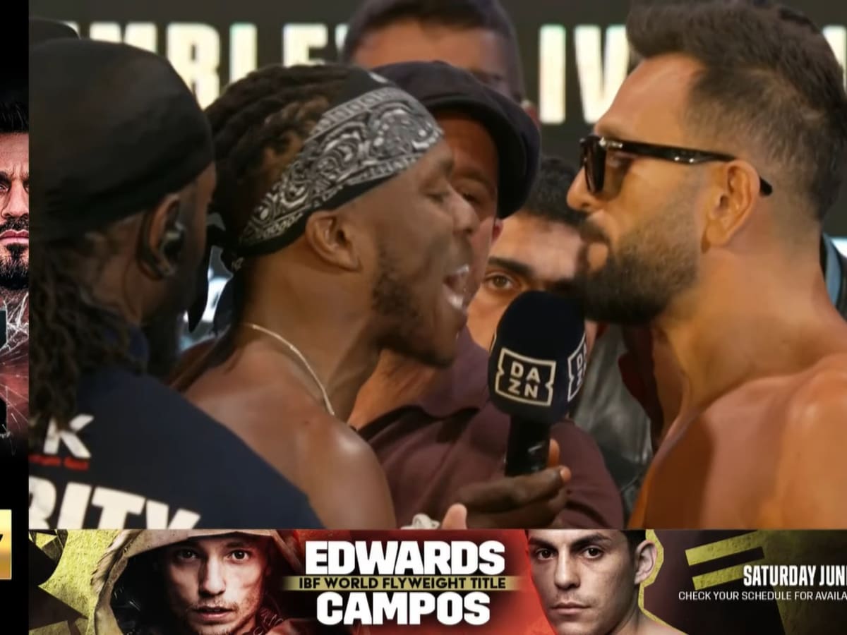 VIDEO KSI and Joe Fournier Get Physical During Misfits Boxing 007 Weigh-ins