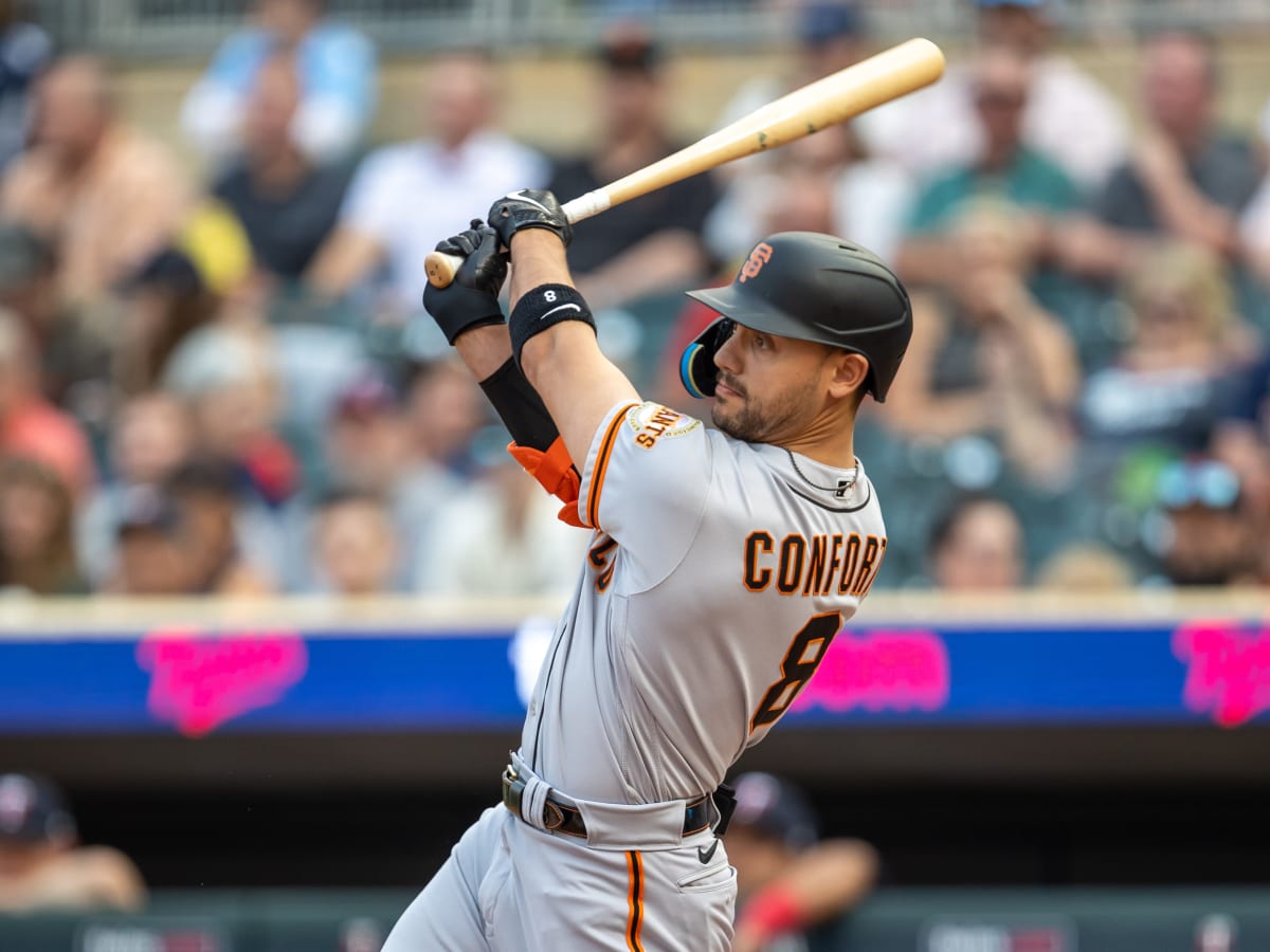 SF Giants on NBCS on X: Conforto drives in two to give the Giants