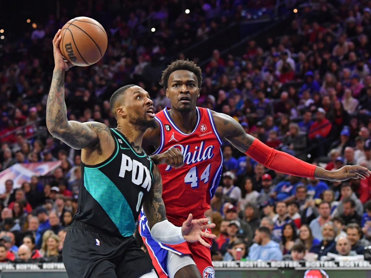 Insider Suggests Sixers-Blazers Trade Moving Tobias Harris and Damian  Lillard - Sports Illustrated Philadelphia 76ers News, Analysis and More