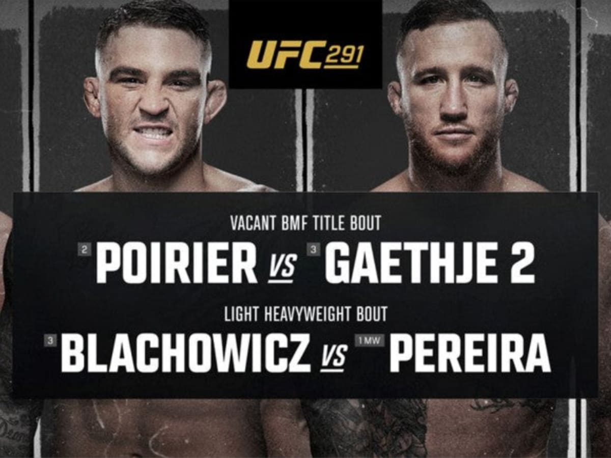 UFC 291 Results and Highlights Justin Gaethje Knocks Out Dustin Poirier