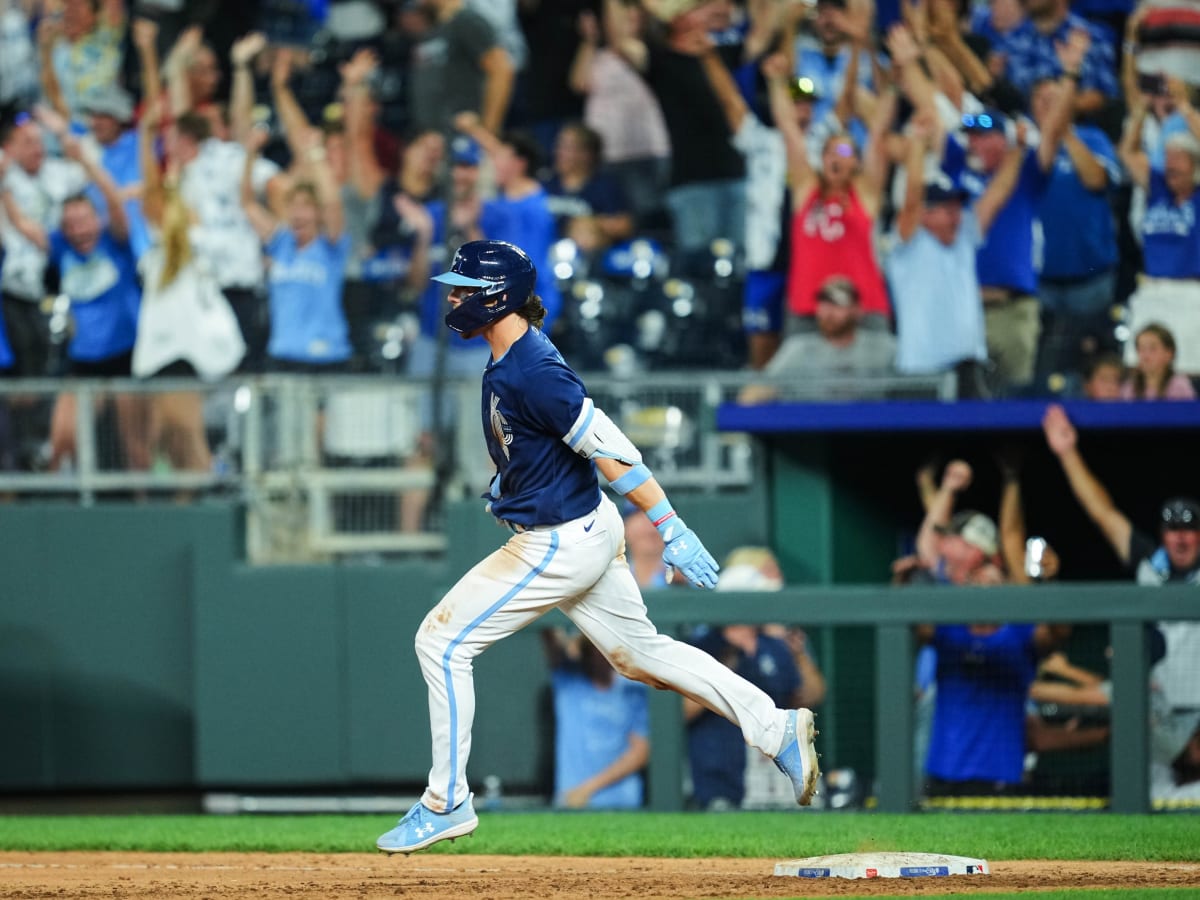 ESPN Stats & Info on X: Bobby Witt Jr. hit a walk-off grand slam to win  the game for the Royals. He is the 3rd player to hit a walk-off HR off
