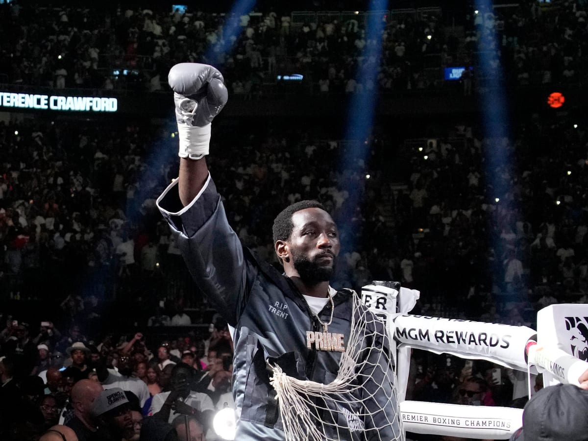 Terence Crawford Walks Out With Eminem Ahead of Errol Spence Jr. Fight