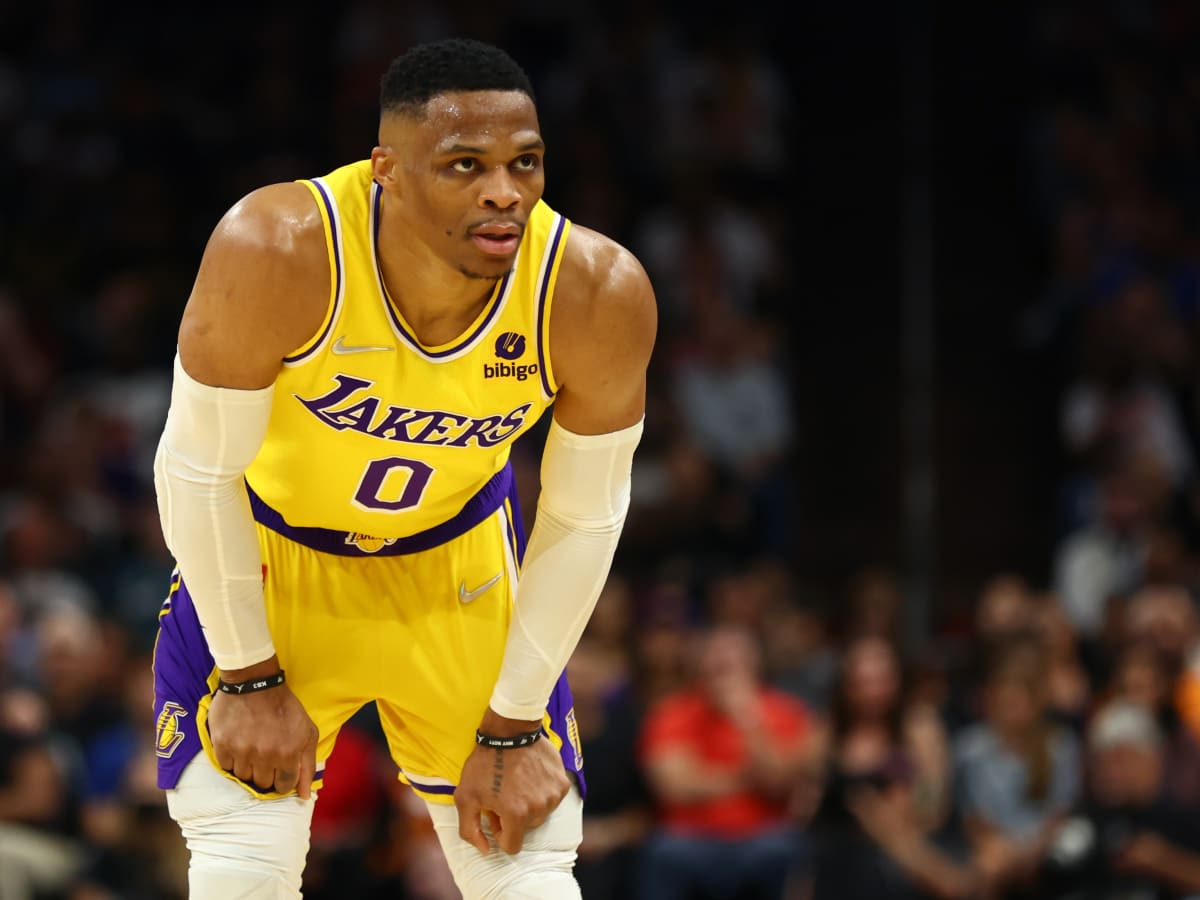 Report: Lakers guard Russell Westbrook will exercise his option for the  2022-23 season - Lakers Daily