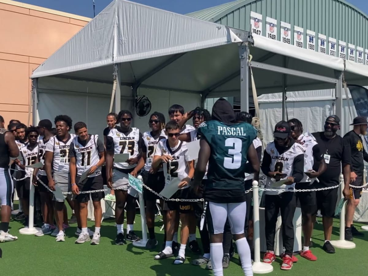 Philadelphia Eagles Training Camp Day 1 Observations: Sloppy Play, But  Rookie Duo Shines - Sports Illustrated Philadelphia Eagles News, Analysis  and More