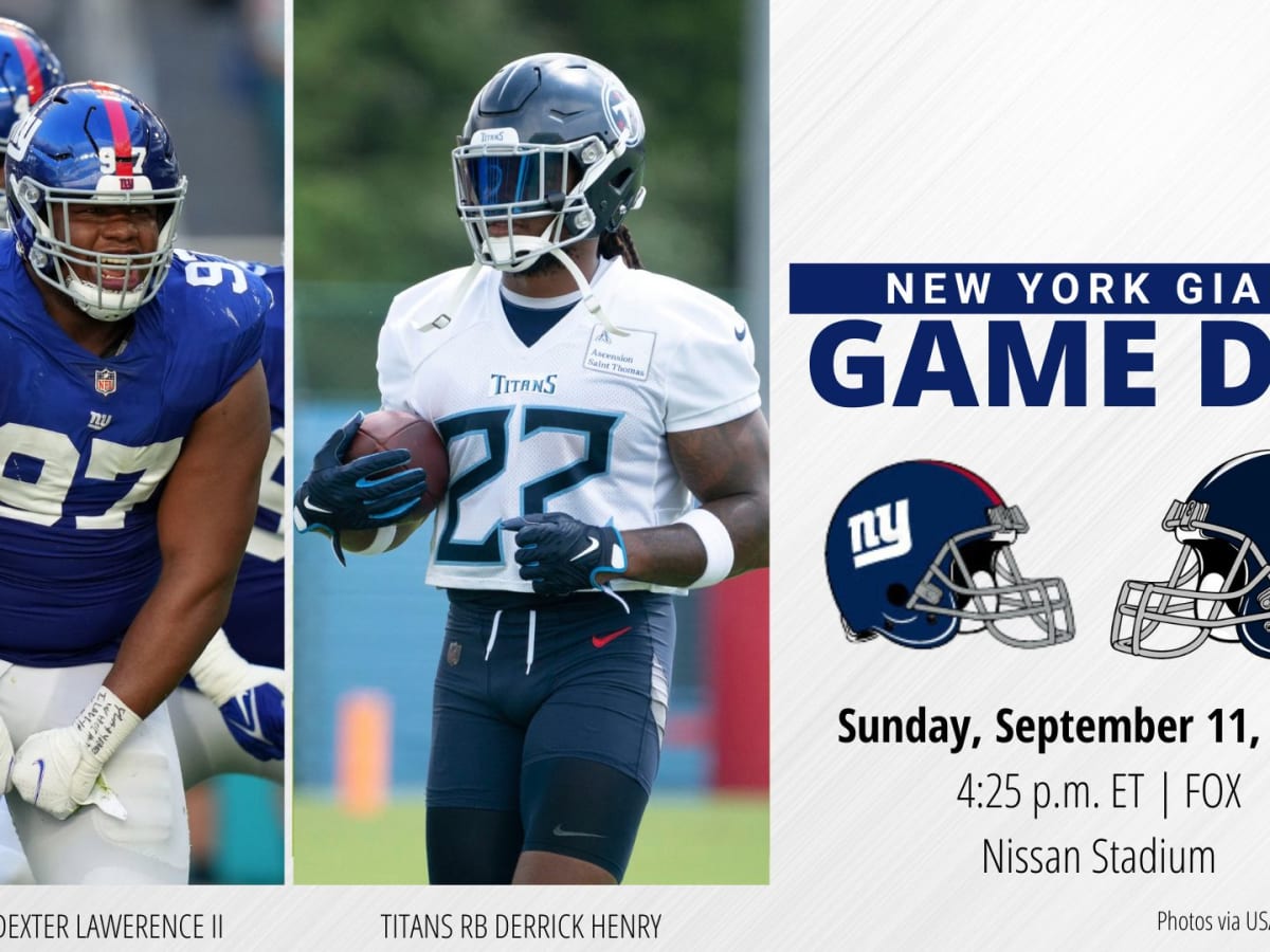 Tennessee Titans vs New York Giants is their lone home preseason game