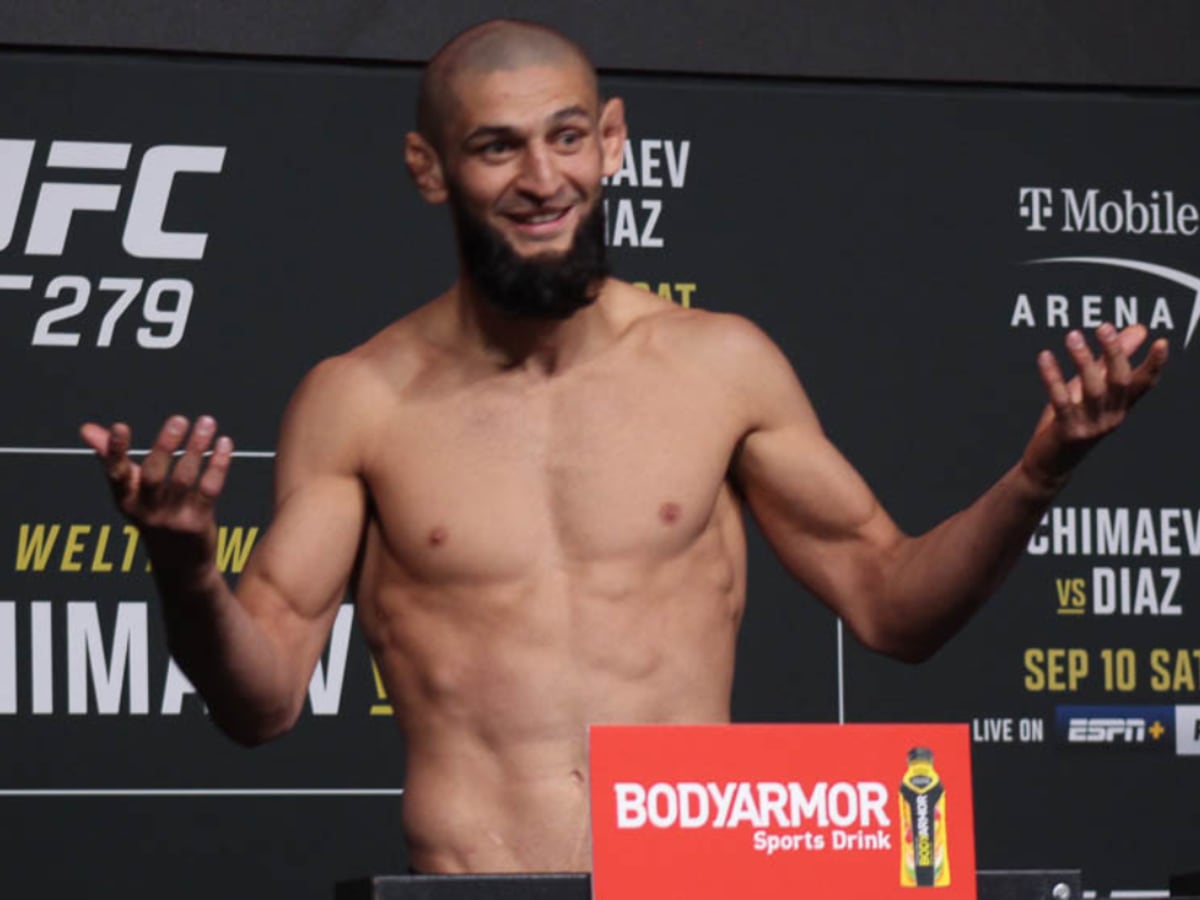 Khamzat Chimaev Misses Weight for UFC 279 Main Event by 7.5 Pounds