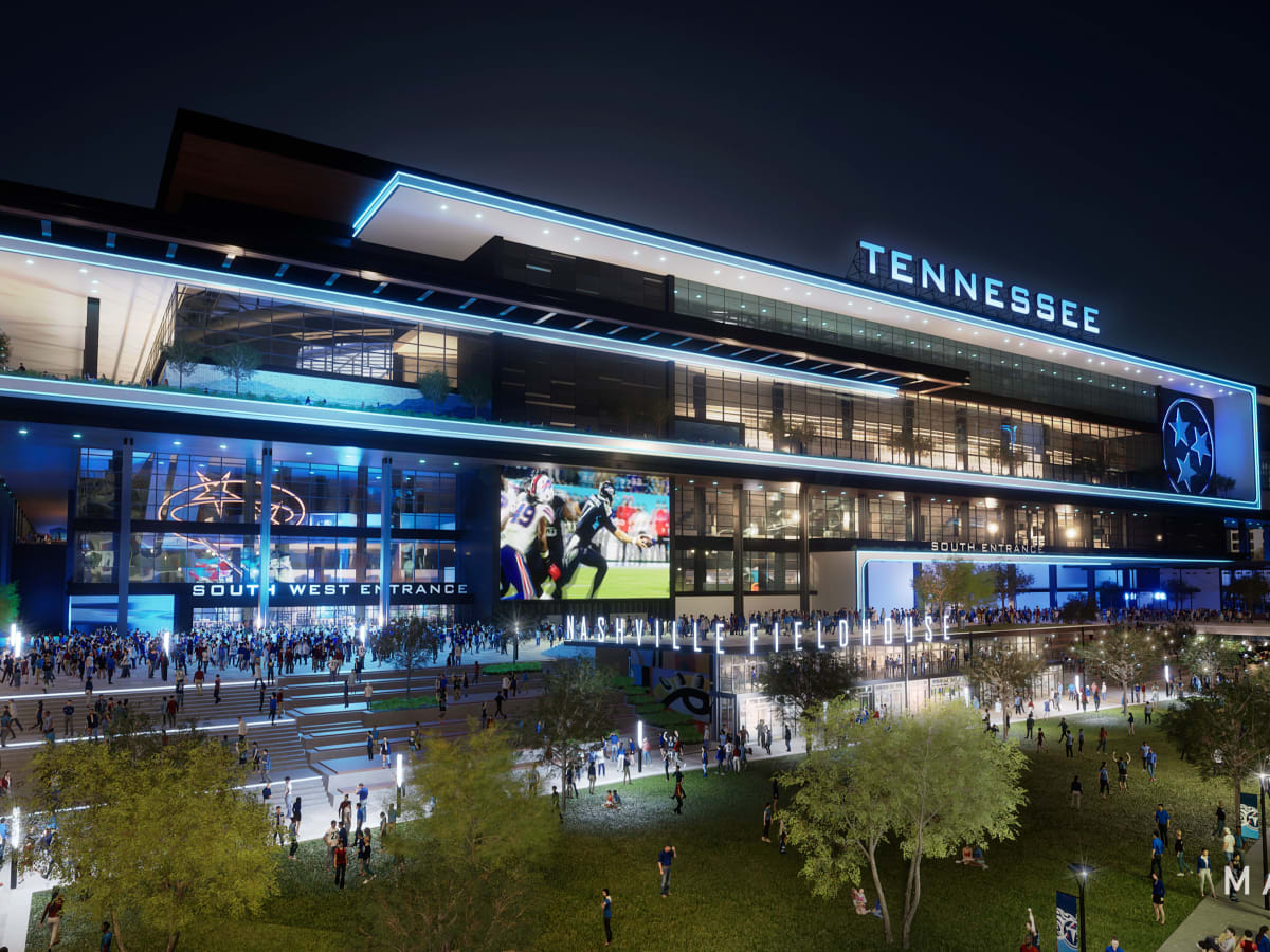 Stadium Plan for NFL's Tennessee Titans Reflects Nationwide Wave