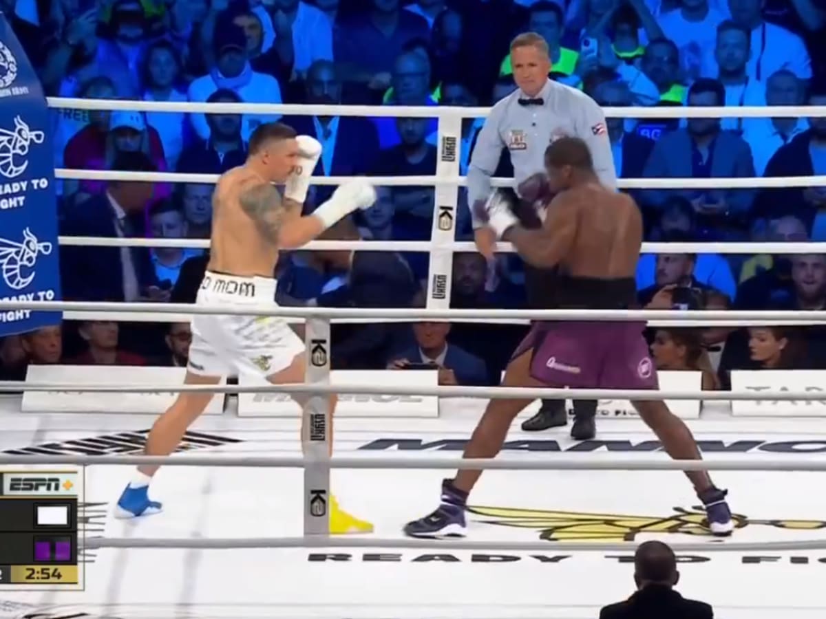 VIDEO Oleksandr Usyk Knocks Out Daniel Dubois In Controversial Title Fight 