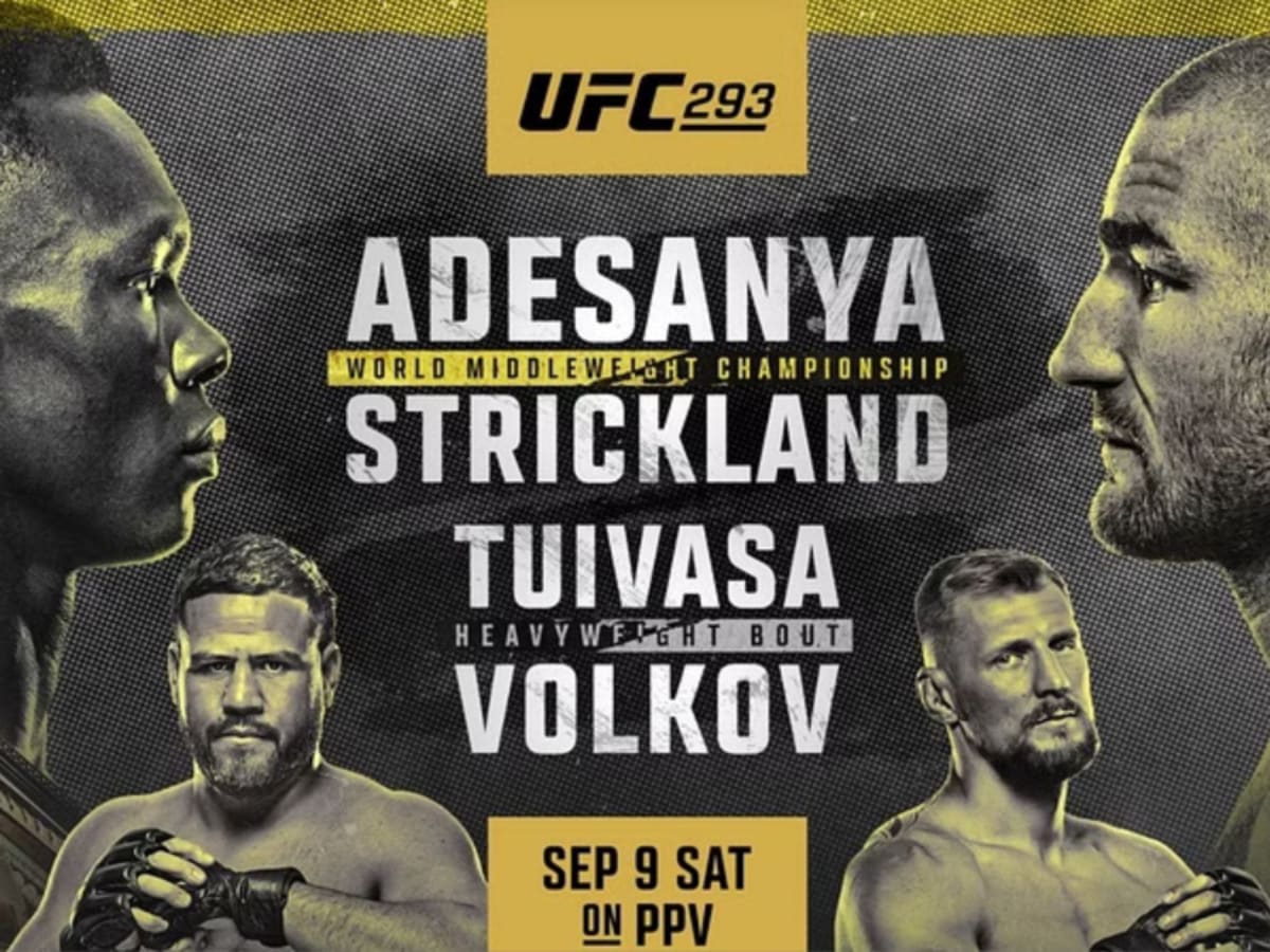 UFC 293 Results and Highlights Sean Strickland Upsets Israel Adesanya
