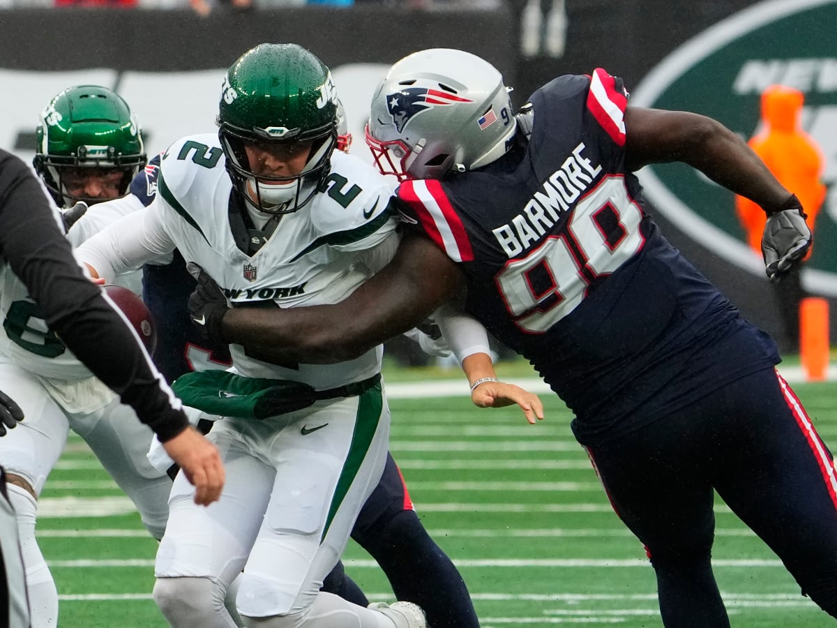 WATCH: New England Patriots Mac Jones Passes to Pharaoh Brown for Touchdown  vs. New York Jets - Sports Illustrated New England Patriots News, Analysis  and More