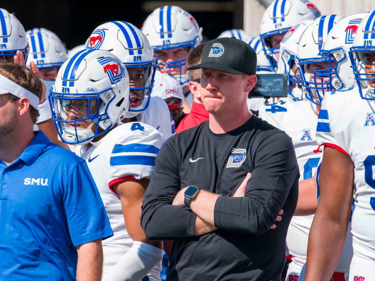 SMU Mustangs Teams with Head Coach Rhett Lashlee