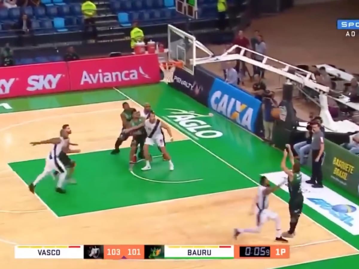 Buzzer beater by Brazilian basketball player (video) - Sports