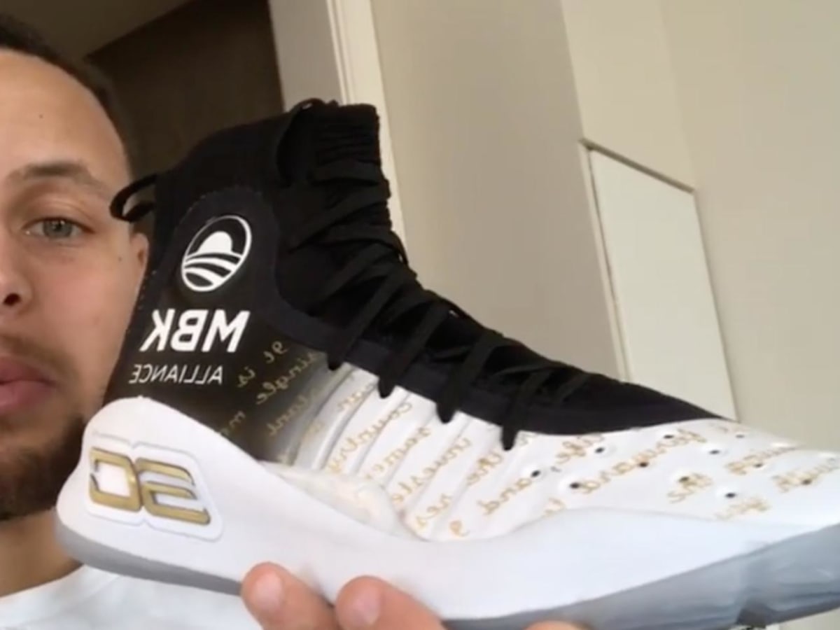 Curry brothers face off in special 'Family Business' shoe