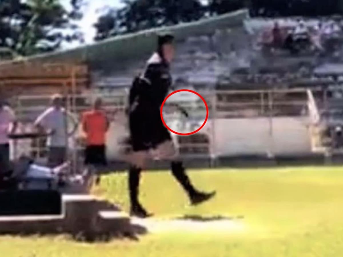 Soccer Ref Head Cut Off