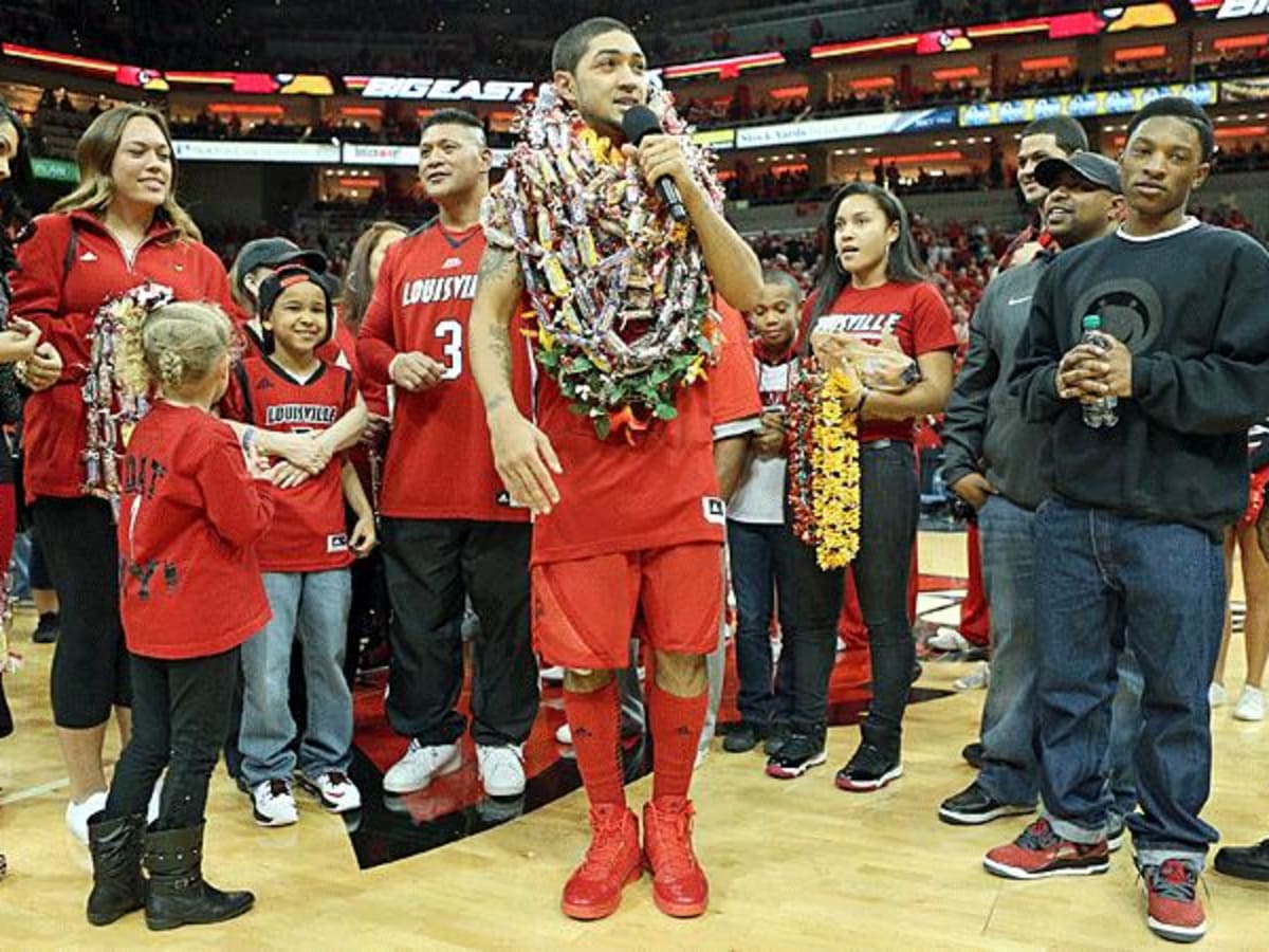 Photo: Louisville Cardinals Peyton Siva at the NCAA Big East Men's  Basketball Championship Finals in New York - NYP20110312105 