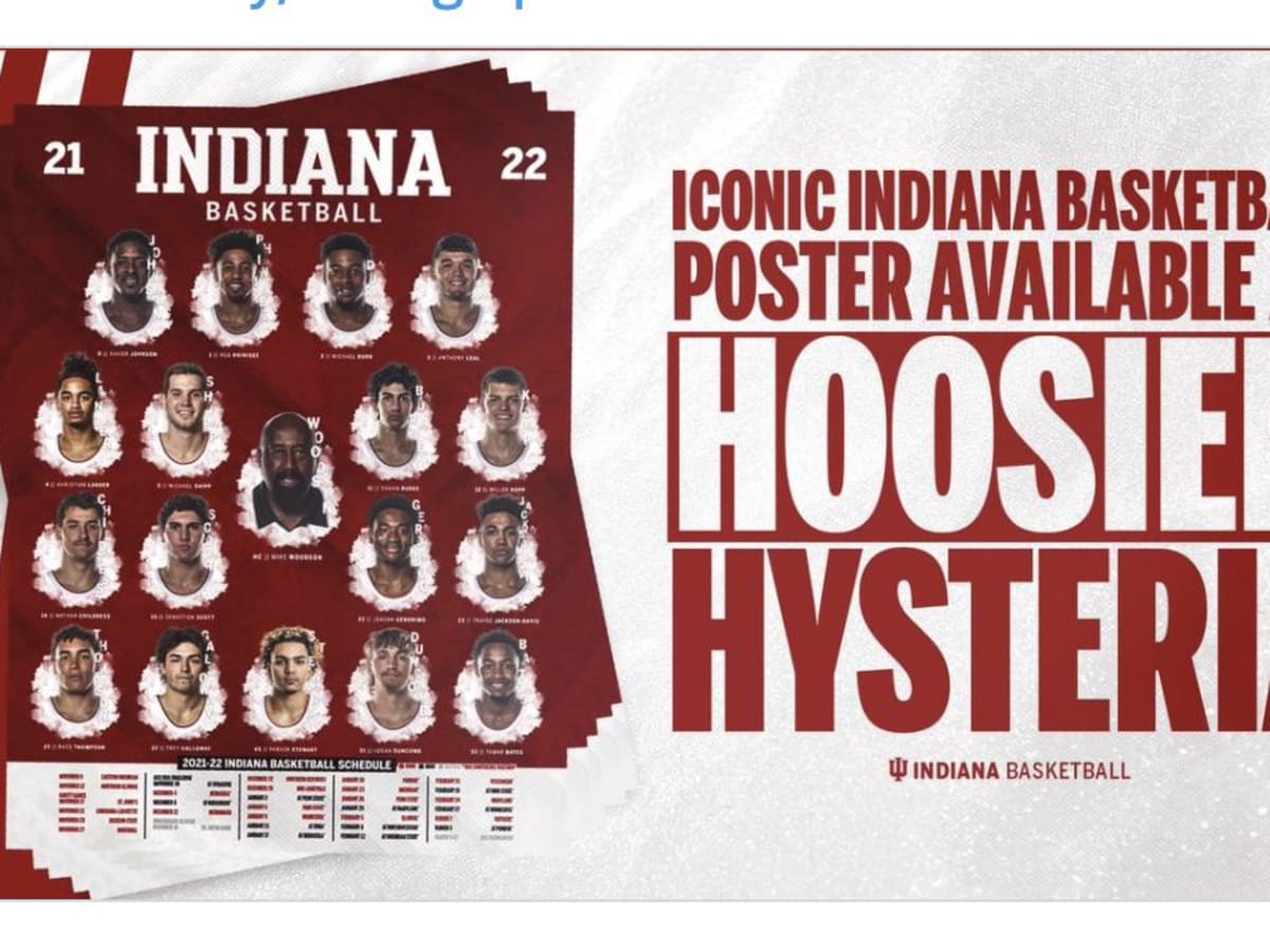 Iu Basketball Schedule 2022 Indiana Basketball Schedule Posters Available At Hoosier Hysteria - Sports  Illustrated Indiana Hoosiers News, Analysis And More