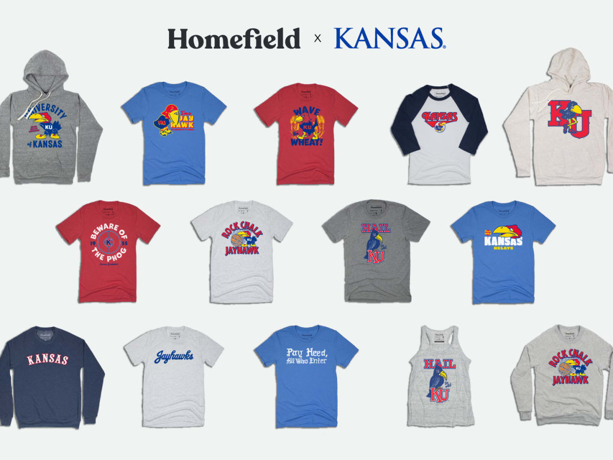 samfund Underlegen Burger The Good Brand" comes to Lawrence: Homefield Apparel launches Kansas  Jayhawks line. - Blue Wings Rising