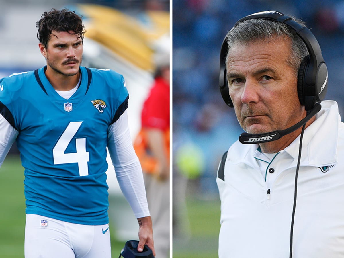 Former Jaguars kicker Josh Lambo says he was kicked by Urban Meyer during  warmups