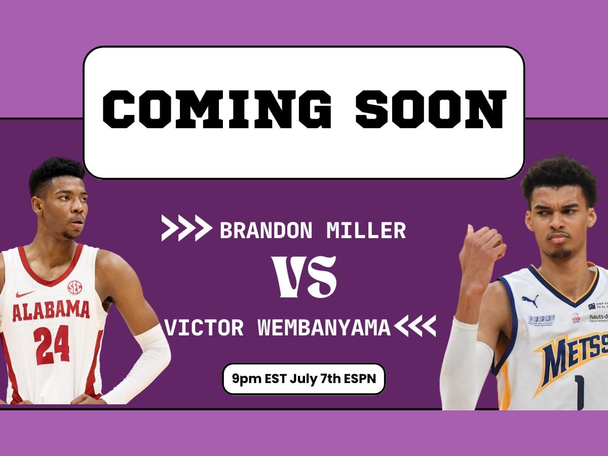 Victor Wembanyama will reportedly make Spurs debut vs. Brandon Miller,  Hornets at NBA Summer League