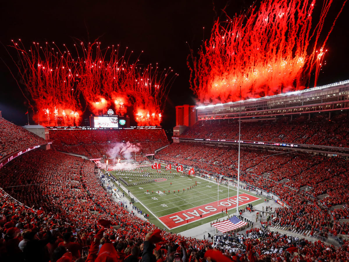 Ohio State football blackout vs. Wisconsin and past OSU uniforms
