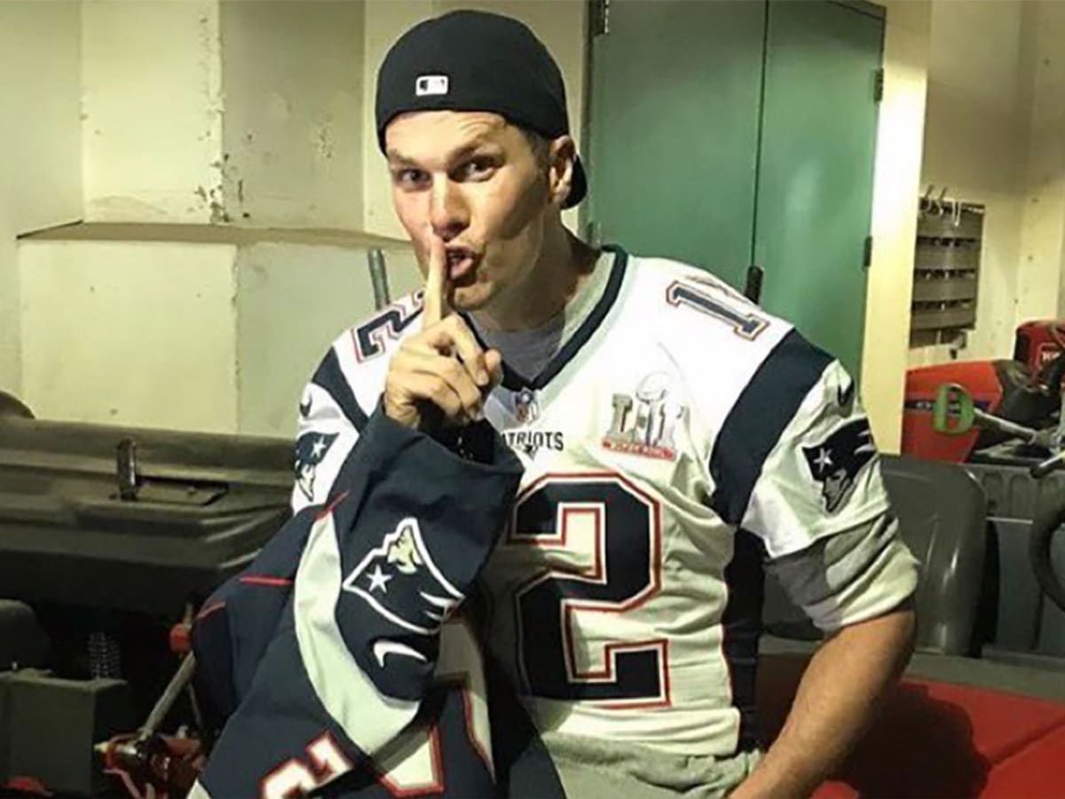 Tom Brady throws out Red Sox first pitch wearing Super Bowl jersey ...