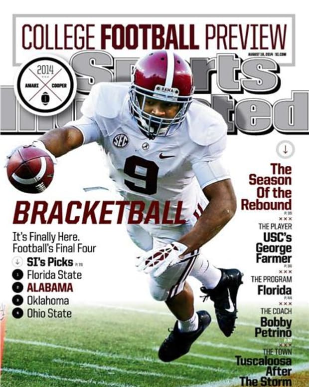 Sports Illustrated cover, August 18, 2014, with Amari Cooper