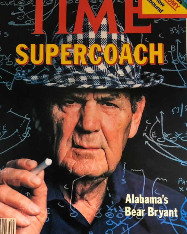 Bear Bryant Supercoach Time Magazine cover, Sept. 29, 1980
