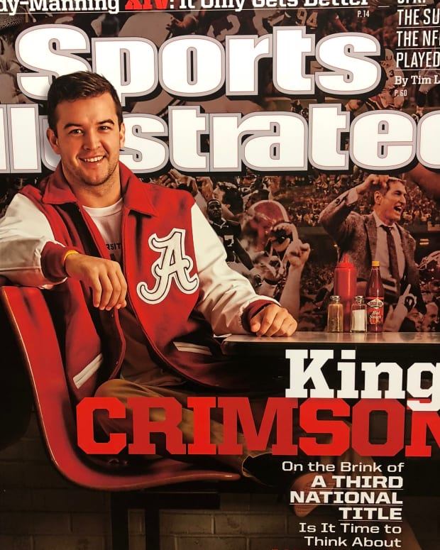 AJ McCarron on the cover of Sports Illustrated, Nov. 25, 2013