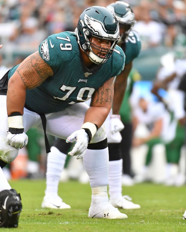 The anxiety issues Eagles right guard Brandon Brooks has dealt with his entire life resurfaced on Sunday and he left the game early