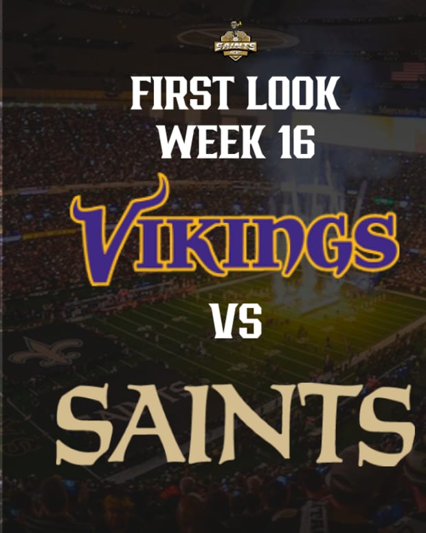 Saints Vs. Vikings First Look