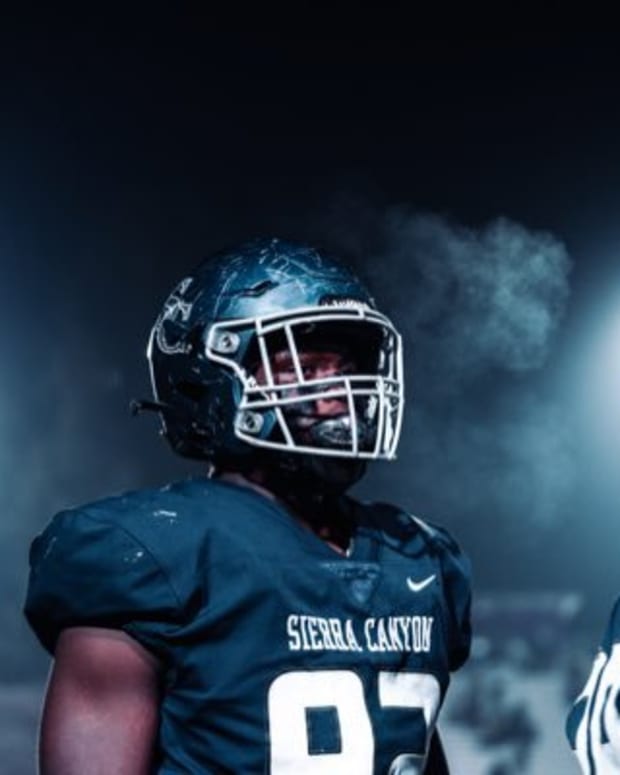 Cameron Brandt plays for Sierra Canyon High in Chatsworth, California.