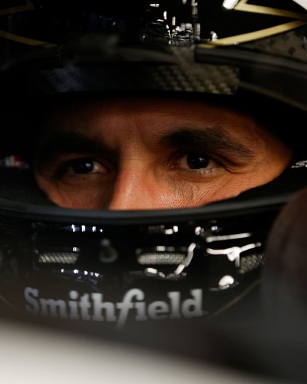 Aric Almirola is off to the best season start of his career, the only Cup driver to earn top-10 finishes in each of the season's first three races. (Photo by Sean Gardner/Getty Images)
