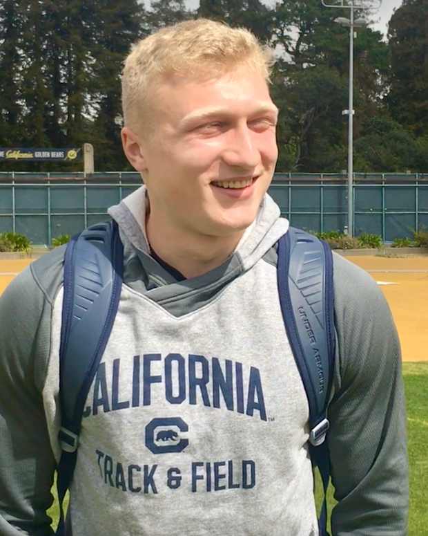 Cal freshman Mykolas Alekna