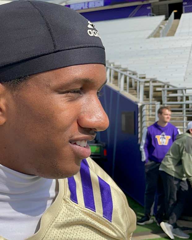 Michael Penix Jr. talks about his bad luck with injuries.