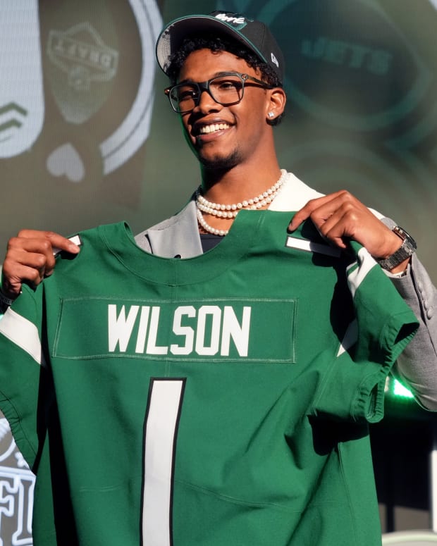 New York Jets WR Garrett Wilson at 2022 NFL Draft