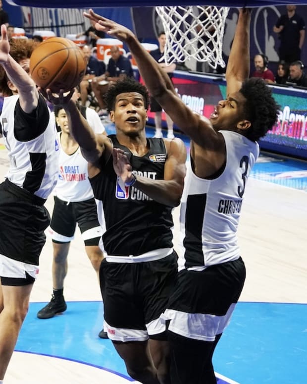NBA draft combine scrimmage
