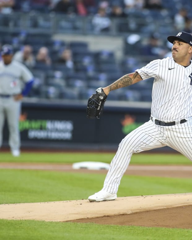 New York Yankees SP Nestor Cortes pitching Yankee Stadium