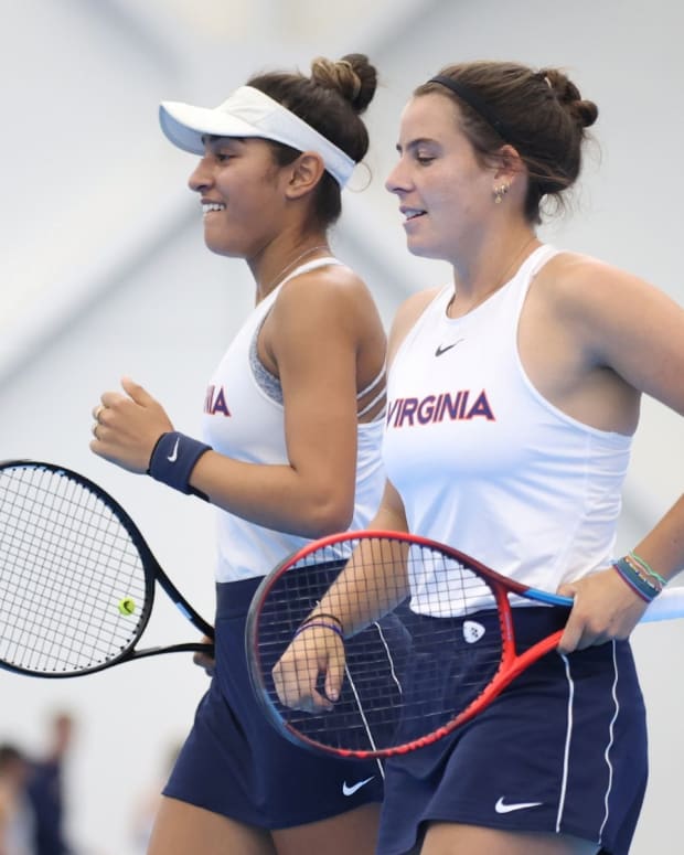 Hibah Shaikh and Emma Navarro, Virginia Cavaliers women's tennis NCAA quarterfinals