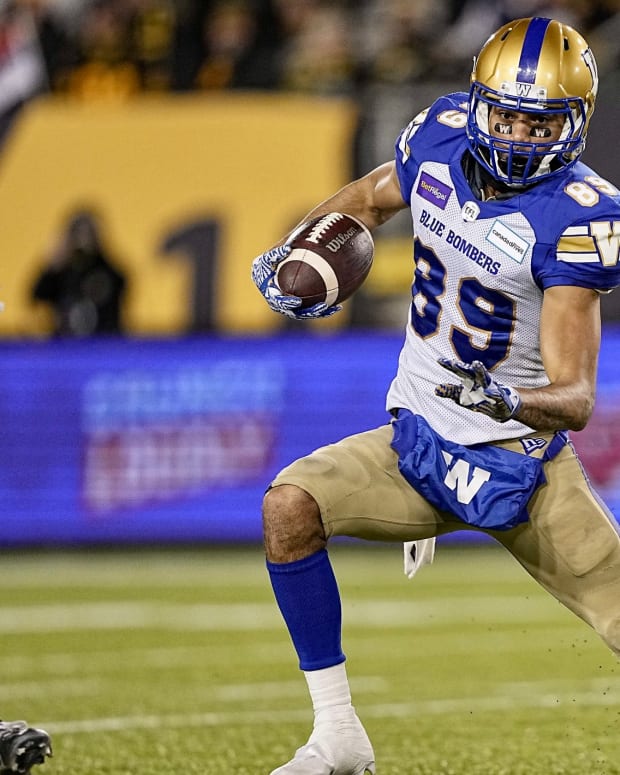Kenny Lawler in the 2021 CFL Grey Cup