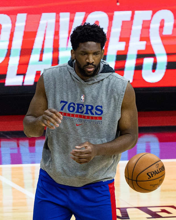 Triple H Shawn Michaels Approve Sixers Joel Embiid S Dx Inspired Celebration Sports Illustrated Philadelphia 76ers News Analysis And More