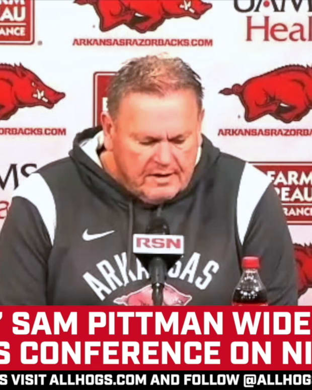 Hogs Coach Sam Pittman's Complete Press Conference - Sports Illustrated ...