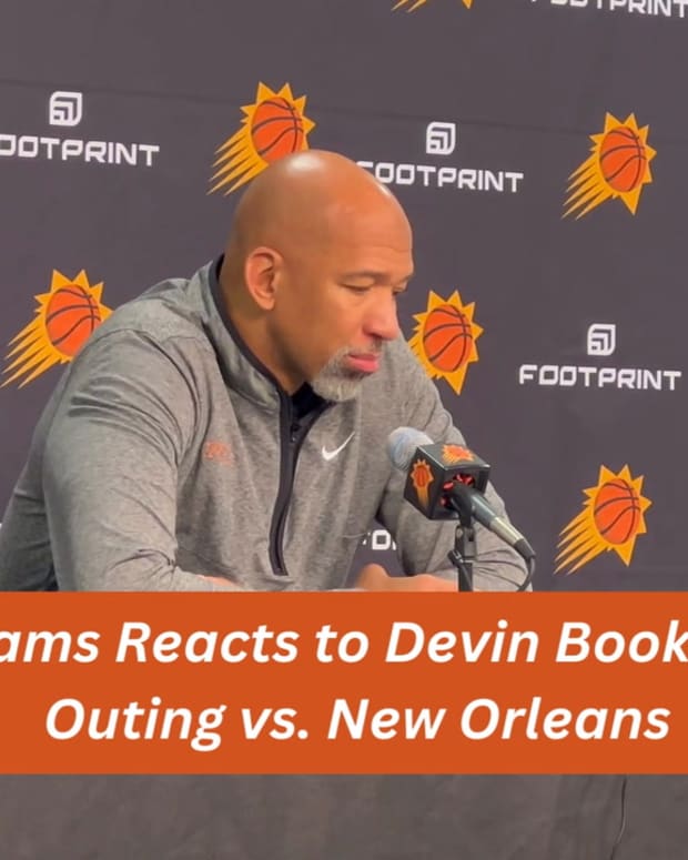 Monty Williams Reacts to Devin Booker's 58-point game