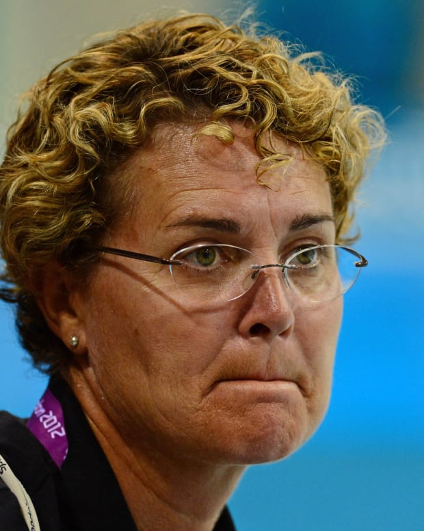 Former Cal women's swim coach Teri McKeever