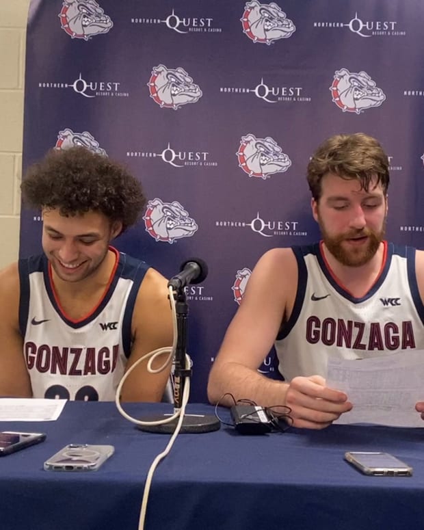 Drew Timme and Anton Watson give their thoughts on Gonzaga's win over Santa Clara