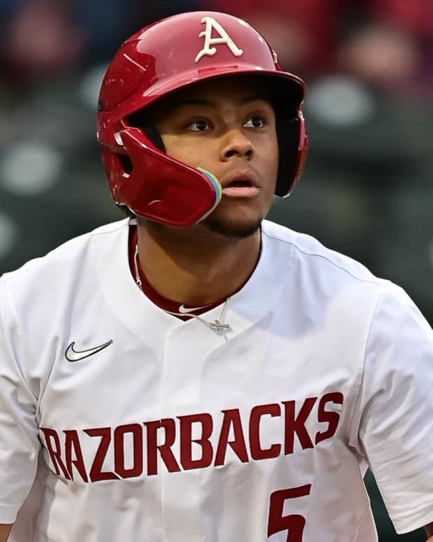 Arkansas Razorbacks designated hitter Kendall Diggs delivered an 11th-inning hit to down Illinois State on Wednesday.