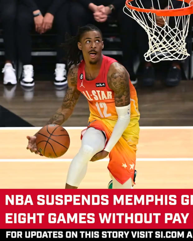 NBA Suspends Grizzlies' Ja Morant for Eight Games
