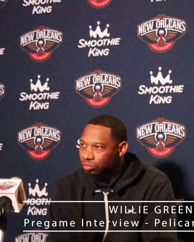 Willie Green Pregame Interview  - Pelicans vs Rockets