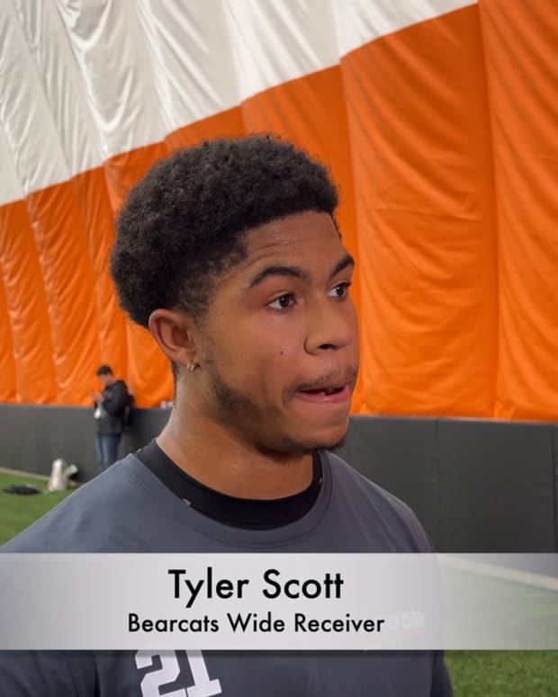 Tyler Scott Bearcats WR Pro Day Full
